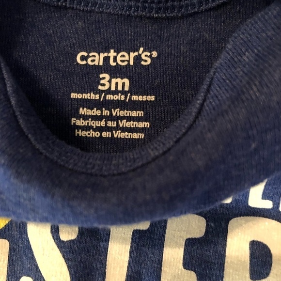 6 Carters Onesies Size 3 Months - Picture 9 of 13